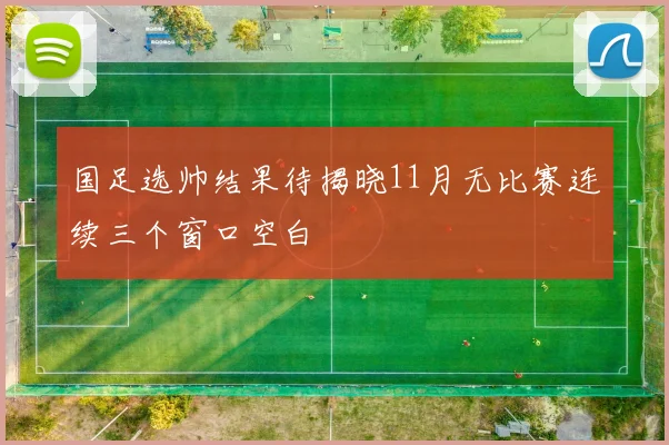 国足选帅结果待揭晓11月无比赛连续三个窗口空白